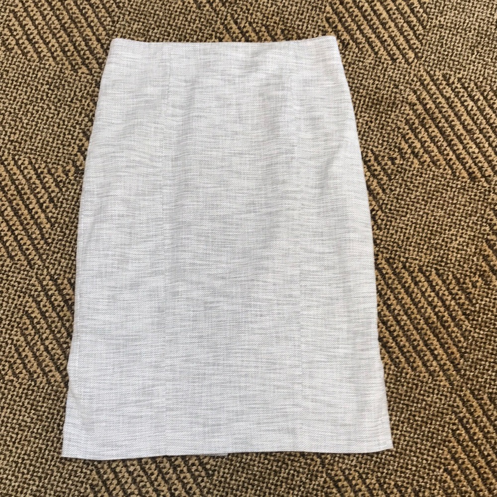 Banana republic size 10 gray lined pencil skirt